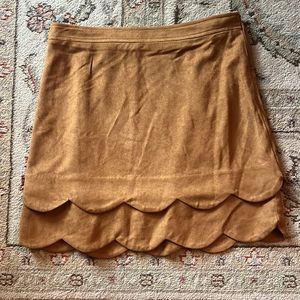 Lucky Penny Medium Faux Suede Skirt